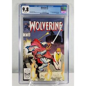 WOLVERINE #3 CGC 9.8  Marvel Comics Copper Age Jan 1989